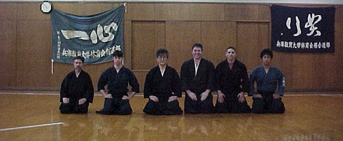 Our members visiting Nakamura sensei at Hyogo University