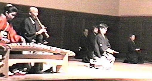 Nakamura sensei performs seated iai